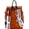 Drawstring Two-Tone Fashion Backpack MH-CTUS0003