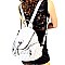 CX6228-LP Stitched Checker Pattern Fashion Vintage Backpack
