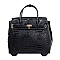 Ostrich Crocodile Print TRAVEL LUGGAGE