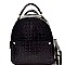 Crocodile Embossed Convertible Backpack Wallet SET MH-CY6795W