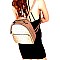 Crocodile Embossed Convertible Backpack Wallet SET MH-CY6795W