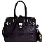 Padlock Accent Croco 3-Compartment Tote Wallet SET  MH-CY7083W
