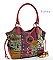 K1217  Signature Tote Fuchsia