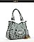 GB5113 FRONT POCKETS  SIGNATURE HANDBAG