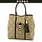 G81415SD  CADILLAC MONOGRAM TOTE IN JACQUARD FABRIC