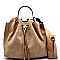 D0358-LP Handle Accent 2 in 1 Satchel