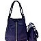 Color Block Side 2 in 1 Hobo MH-D0461