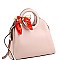 ROUND HANDLE MULTI-COMPARTMENT SATCHEL
