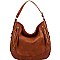 Stylish Front Pocket Accent Hobo