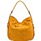 Stylish Front Pocket Accent Hobo