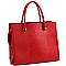 Elegant Lizard Skin Embossed 3-Compartment Satchel MH-D0504