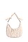 David Jones Paris Quilted Hobo Bag