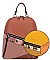 David Jones Classy Backpack with Animal Print