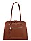 David Jones Classic Handbag with Front Zipper