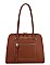 David Jones Classic Handbag with Front Zipper