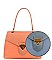 David Jones Stylish mid-size bag with Zepher Lock