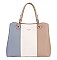 David Jones Color Block Tote Handbag