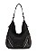 David Jones Brand Front Zip Pocket Hobo