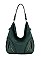 David Jones Brand Front Zip Pocket Hobo