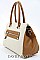 CANVAS-LINEN DAVID JONES HOT COLORS TOTE