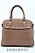 DESIGNER DAVID JONES ALLIGATOR DOME SHAPE SATCHEL