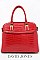 DESIGNER DAVID JONES ALLIGATOR DOME SHAPE SATCHEL