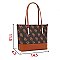 3-in-1 CLASSIC Monogram D Set of 2 TOTES & Wallet