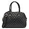 Designer David Jones Chevron Satchel