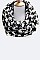 Houndstooth Print Infinity Scarf LA-LOF032