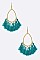 TEARDROP TASSEL EARRINGS
