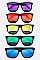 Pack of 12 Pieces Mirror Tinted Wayfarer Sunglasses LA113-26001