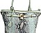 Embossed Snake Print Padlock Quality Bucket Bag