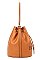 The Bucket Draw String Hobo -Shoulder Bag with Wallet