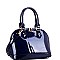 Patent Medium 2-Way Dome Satchel  MH-DF1208CX