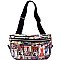 Magazine Print Fanny Pack