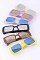Pack of 12 MIRROR TINT SQUARE RETRO SUNGLASSES