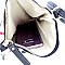 Multi-Zip Check Linen Cross Body
