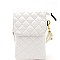 Quilted Compartment Cellphone Holder Cross Body  MH-E1000