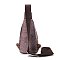 Tie-dyed Crocodile Muti Compartment Sling Bag