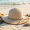 Beach Bow Tie Bucket Straw Hat