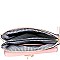 Tassel Accent Multi-Compartment Shoulder Bag MH-EM4174