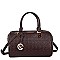 ENGRAVED YASMIN BOSTON BAG