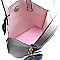 ES1004-LP Tassel and Colorful Coin Purse Accent 2 in 1 Tote