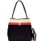 Color Block Single Strap Hobo Wallet SET