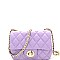 Quilted Turn-Lock Chain Cross Body Shoulder Bag MH-ES2242