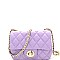 Quilted Turn-Lock Chain Cross Body Shoulder Bag MH-ES2242