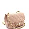 Elegant Quilted Turn-Lock Chain Cross Body Shoulder Bag MH-ES2242A