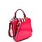 Tassel Accent Patent Boxy Shoulder Bag MH-ES2362
