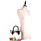 Flower Print Boxy Satchel Mini Bag MH-ES2375
