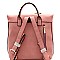 Tasselled 2-Piece Roll-Up Backpack Set